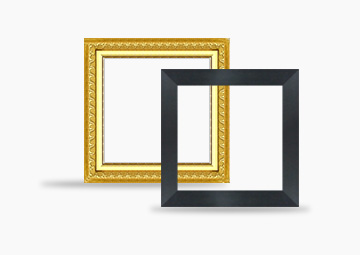 Brown and Golden Frame